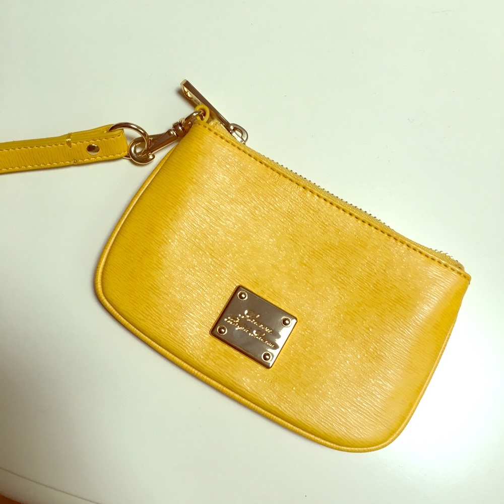 Ralph Lauren YELLOW wristlet!
